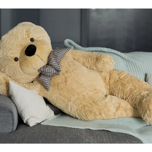 Liels Plīša Lācītis Lācis, Mīksta Rotaļlieta, 130 Cm, Gaiši Brūns, Popo - Teddyway