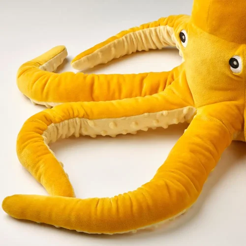 Liels Plīša Kalmārs, Mīkstā Rotaļlieta, 80 Cm, Zils, Sodo - Teddyway