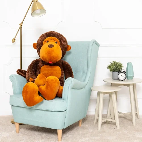 Плюшевая обезьянка, мягкая игрушка, 90 см, коричневая, Moko - Teddyway