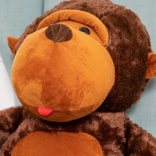 Plīša Pērtiķis, Mīkstā Rotaļlieta, 90 Cm, Brūns, Moko - Teddyway
