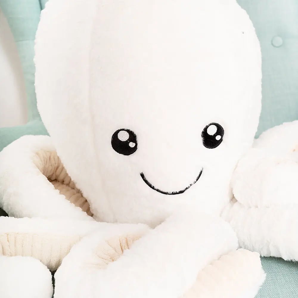 Liels Plīša Astoņkājis, Mīkstā Rotaļlieta, 80 Cm, Zils, Opus - Teddyway