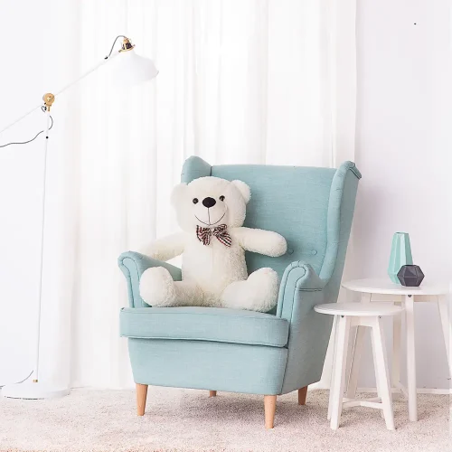 Liels Plīša Lācītis Lācis, Mīksta Rotaļlieta, 100 Cm, Gaiši Brūns, Popo - 100 cm, White - Teddyway