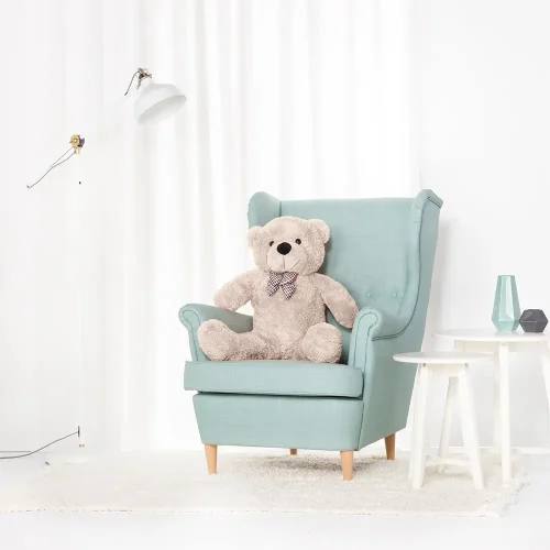 Liels Plīša Lācītis Lācis, Mīksta Rotaļlieta, 100 Cm, Gaiši Brūns, Popo - Teddyway