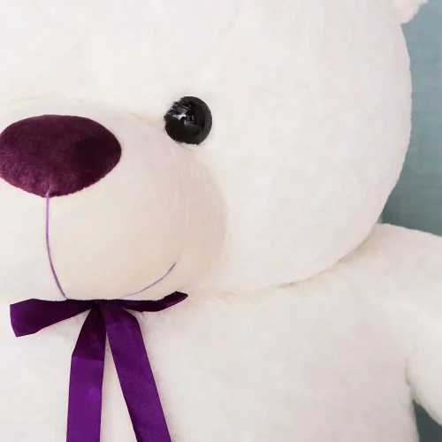 Liels Plīša Lācītis Lācis, Mīksta Rotaļlieta, 100 Cm, Balts, Toto - Teddyway