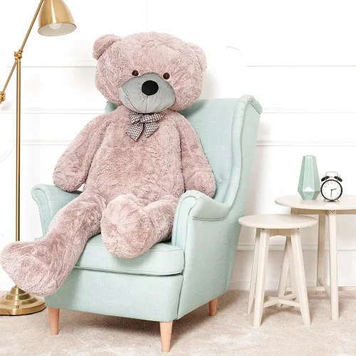 Liels Plīša Lācītis Lācis, Mīksta Rotaļlieta, 100 Cm, Gaiši Brūns, Popo - Teddyway