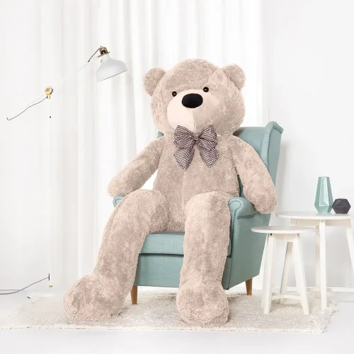 Liels Plīša Lācītis Lācis, Mīksta Rotaļlieta, 100 Cm, Gaiši Brūns, Popo - Teddyway
