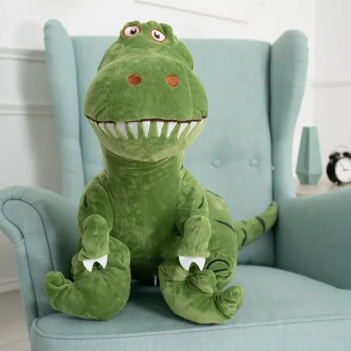 Plush Dinosaur, Soft Toy, 70 Cm, Green, Deno - Teddyway