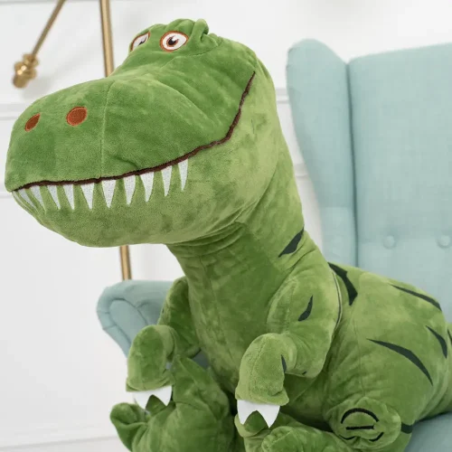 Plush Dinosaur, Soft Toy, 70 Cm, Green, Deno - Teddyway