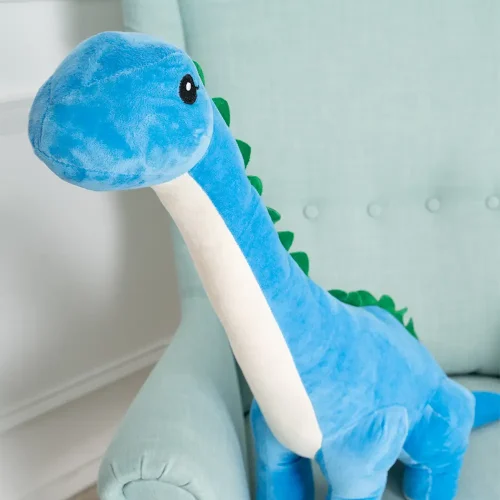 Large Plush Dinosaur, Soft Toy, 150 Cm, Blue, Tobo - Teddyway