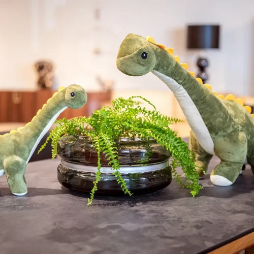 Plush Dinosaur, Soft Toy, 80 Cm, Green, Tobo - Teddyway