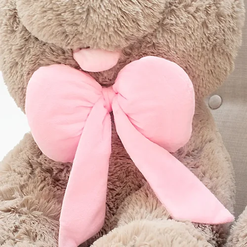 Large Plush Bunny, Soft Toy, 190 Cm, Grey, Vuni - Teddyway