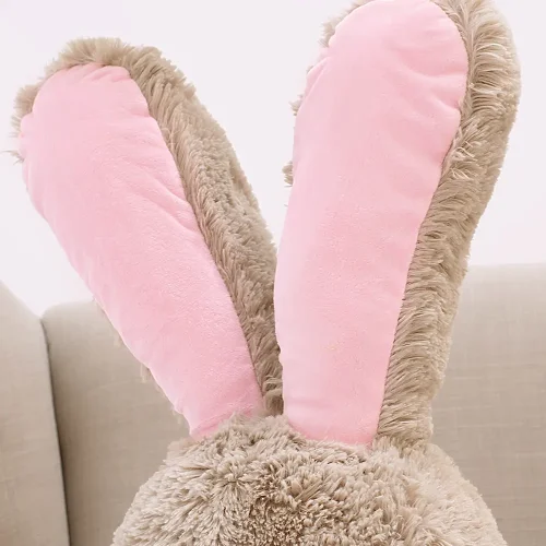Large Plush Bunny, Soft Toy, 190 Cm, Grey, Vuni - Teddyway