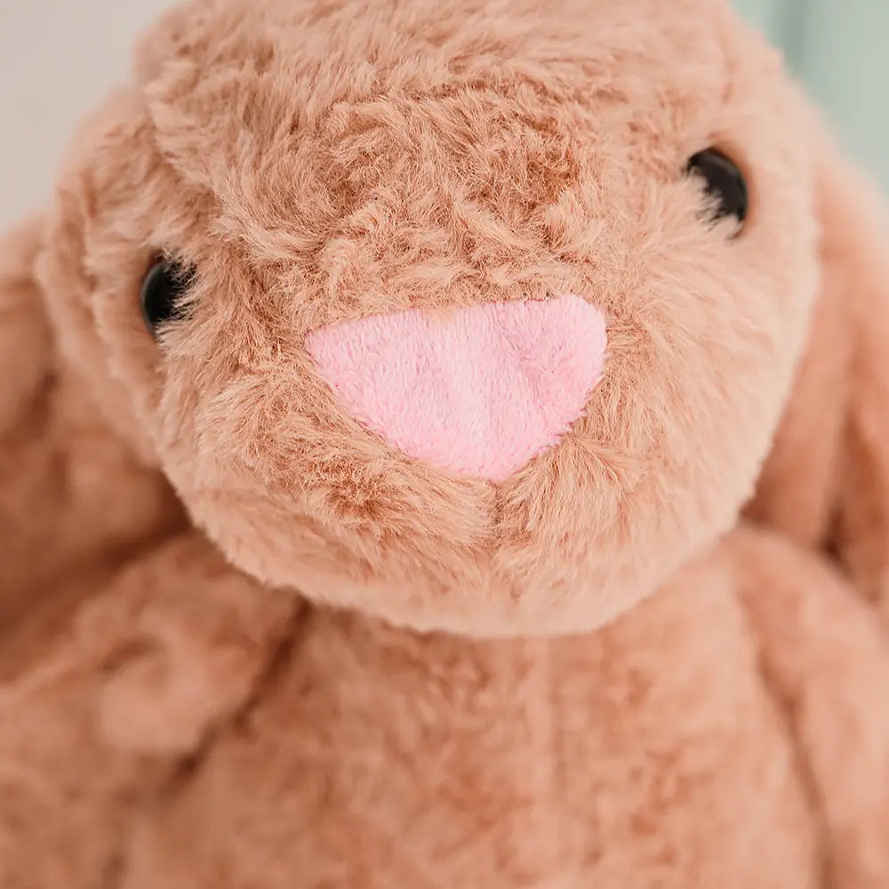 Large Plush Bunny, Soft Toy, 120 Cm, Light Brown, Bani - Teddyway