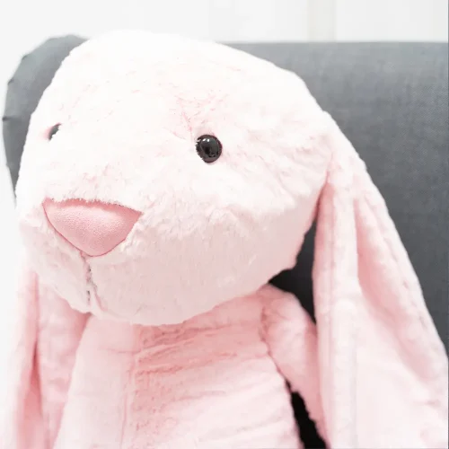 Large Plush Bunny, Soft Toy, 160 Cm, Pink, Bani - Teddyway