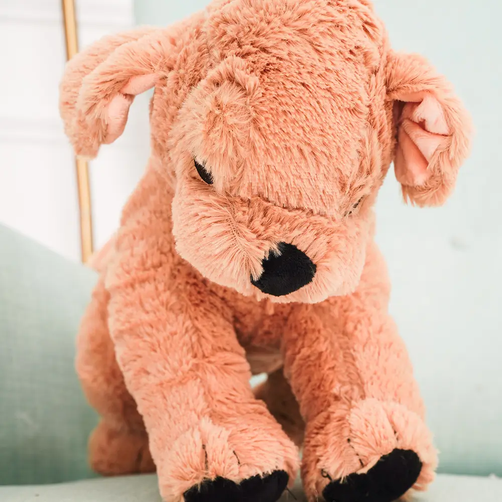 Plush Dog Golden Rottweiler, Soft Toy, 30 Cm, Brown, Ravi - Teddyway