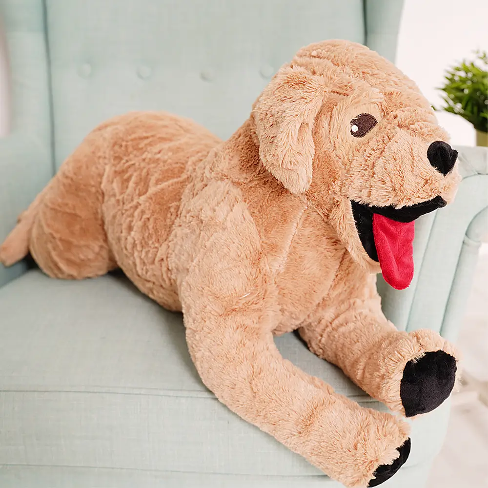 Plush Dog Golden Rottweiler, Soft Toy, 30 Cm, Brown, Ravi - Teddyway