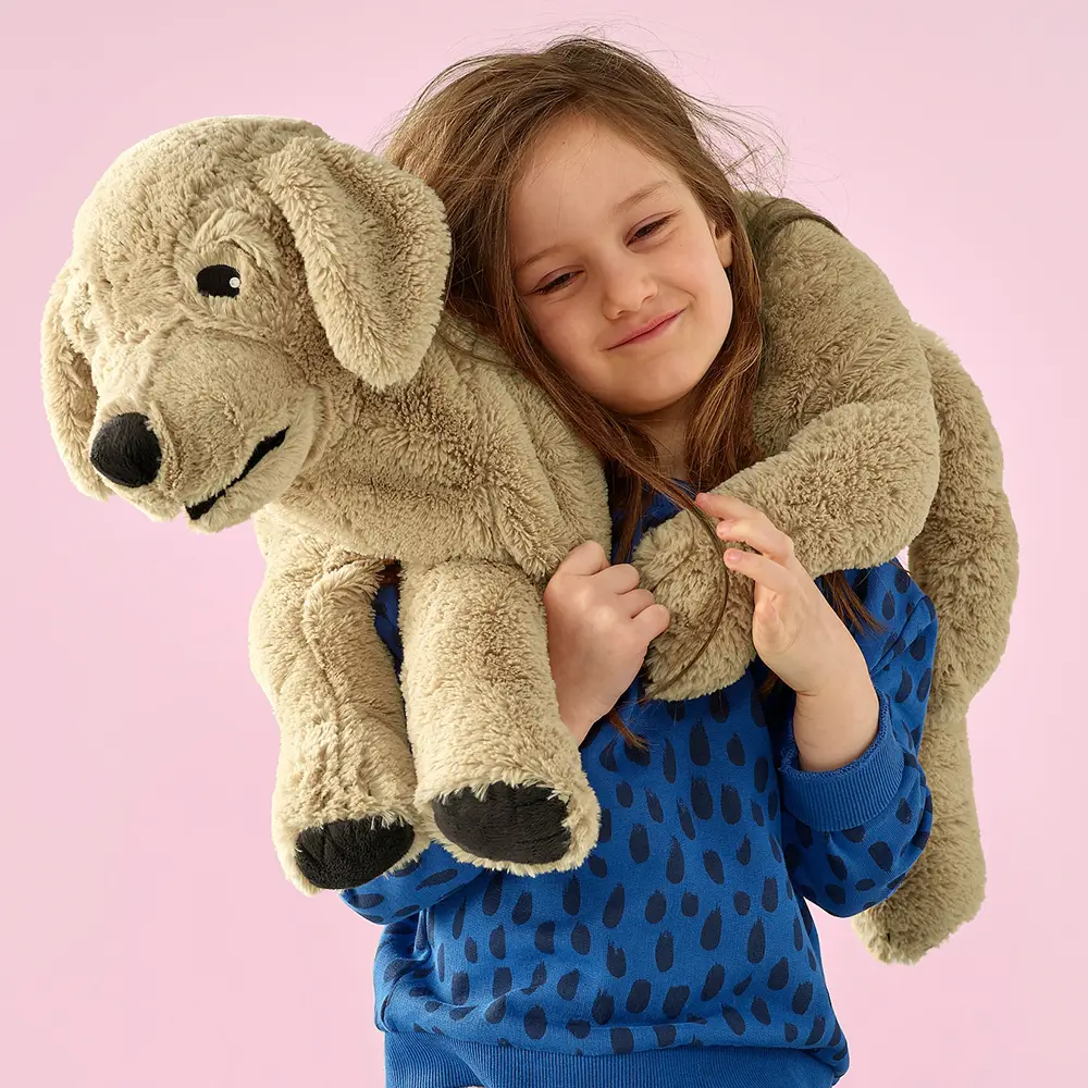 Plush Dog Golden Rottweiler, Soft Toy, 30 Cm, Brown, Ravi - Teddyway