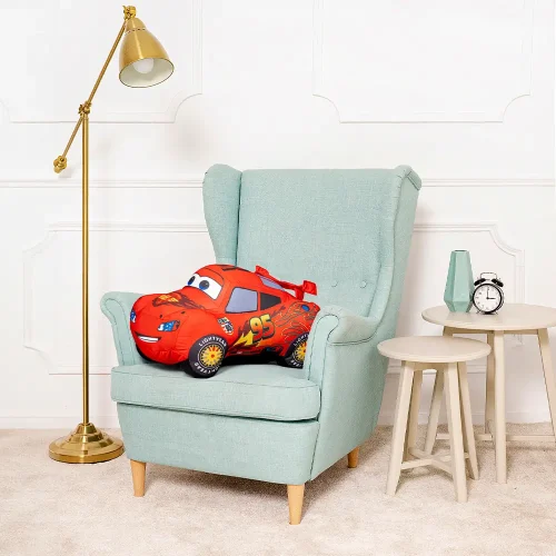 Мягкая игрушка Disney Cars Молния Маккуин, 20 см, красная - Teddyway