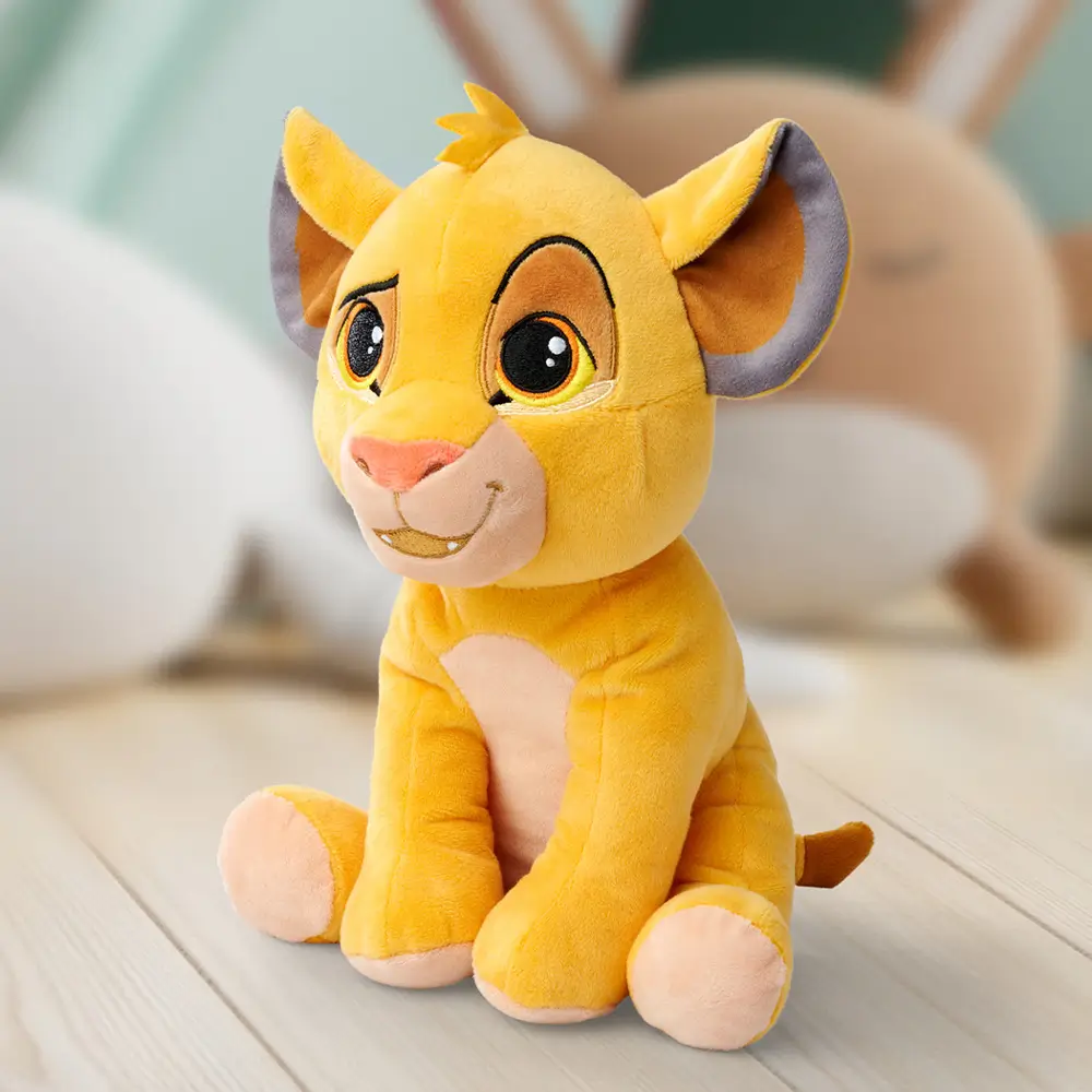 Plush Disney Lion King Simba Lion King Simba, Soft Toy, 25 Cm, Yellow - Teddyway