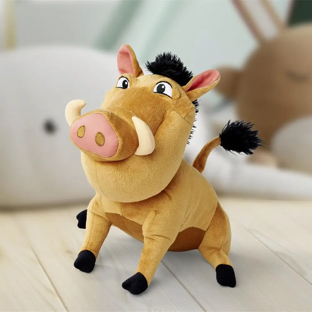 Plush Disney Pumba, Soft Toy, 25 Cm, Brown - Teddyway