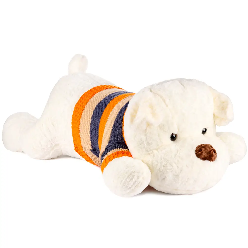 Plush Dog, Soft Toy, 70 Cm, White, Dami - Teddyway