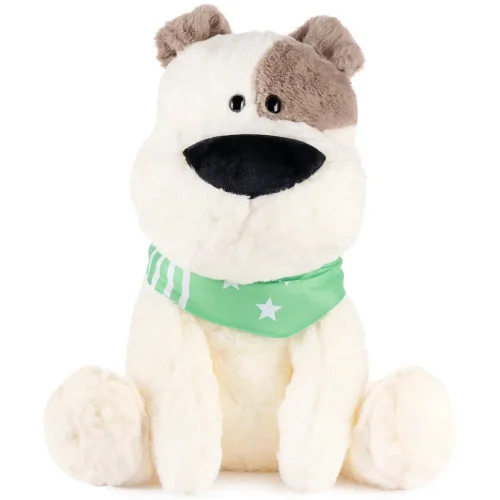 Plush Dog, Soft Toy, 20 Cm, White, Feri - Teddyway