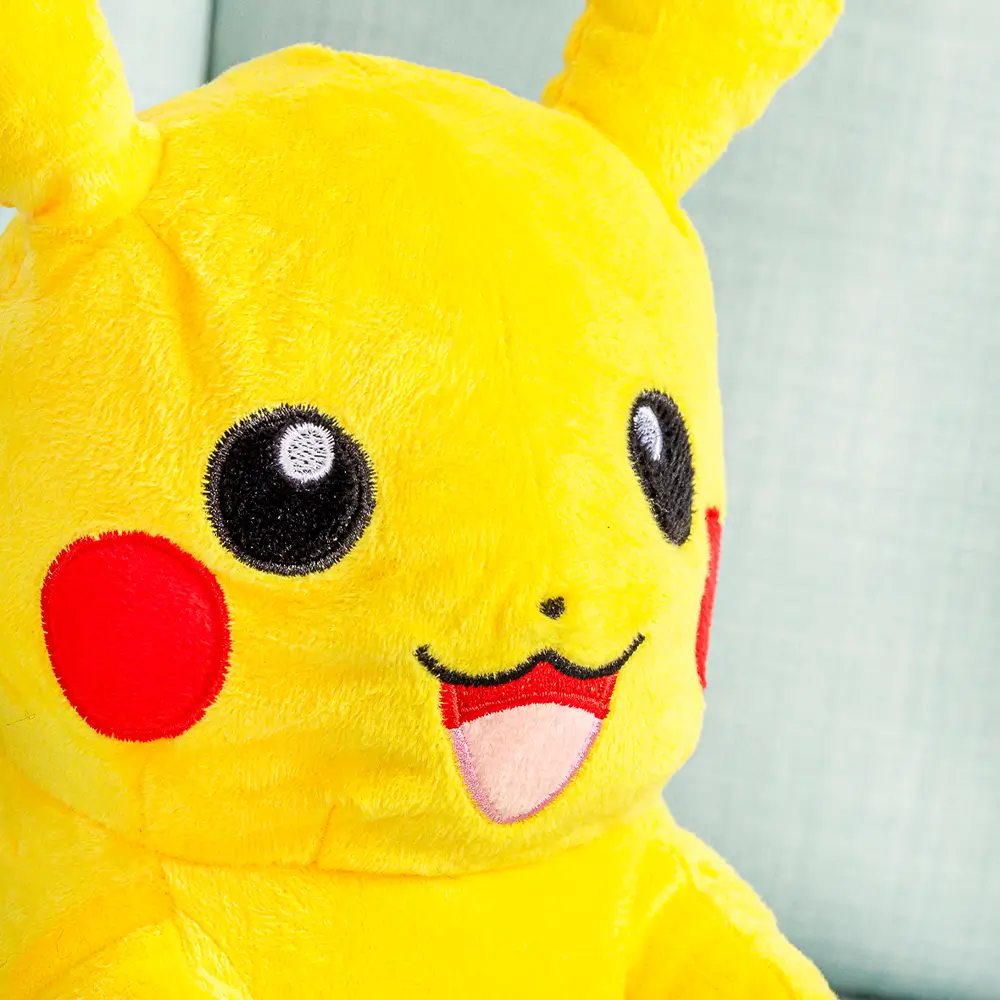 Plush Pokémon Pikachu, Soft Toy, 20 Cm, Yellow - Teddyway