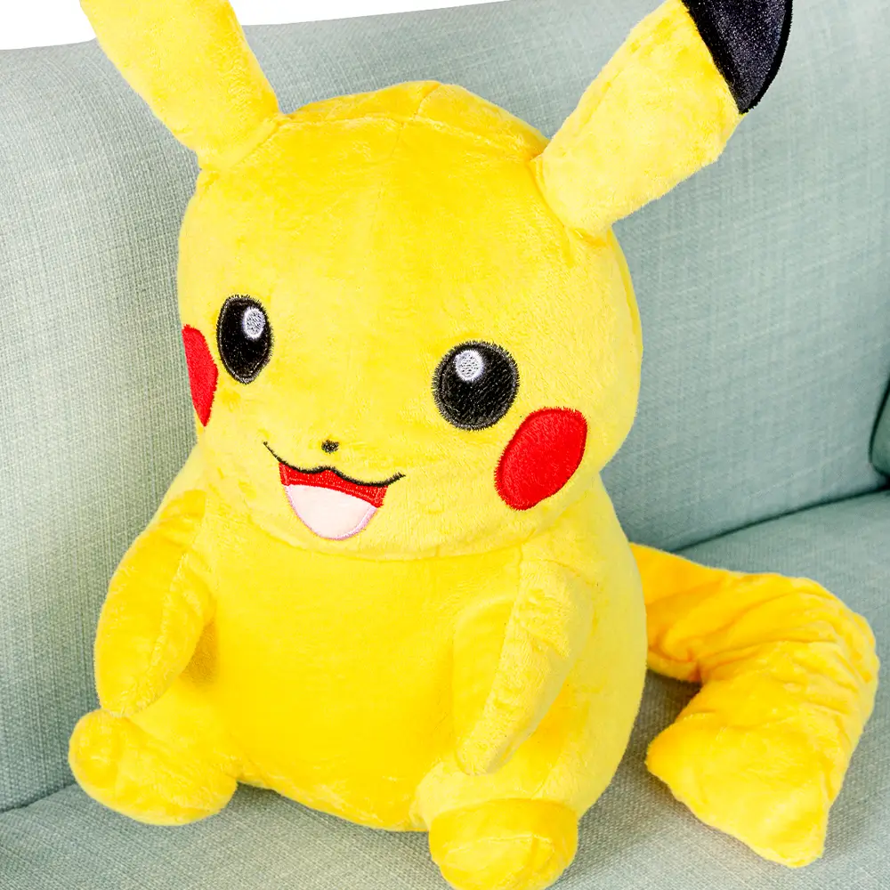 Plush Pokémon Pikachu, Soft Toy, 20 Cm, Yellow - Teddyway