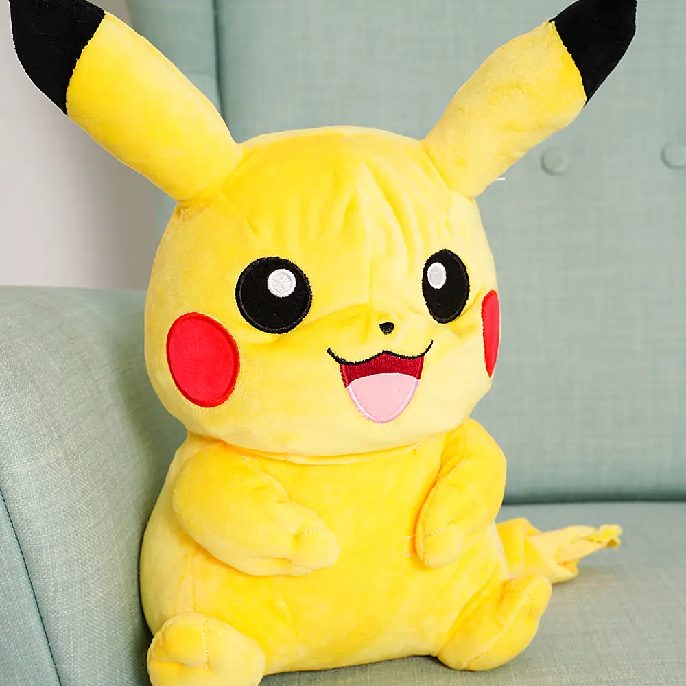 Plush Pokémon Pikachu, Soft Toy, 20 Cm, Yellow - Teddyway