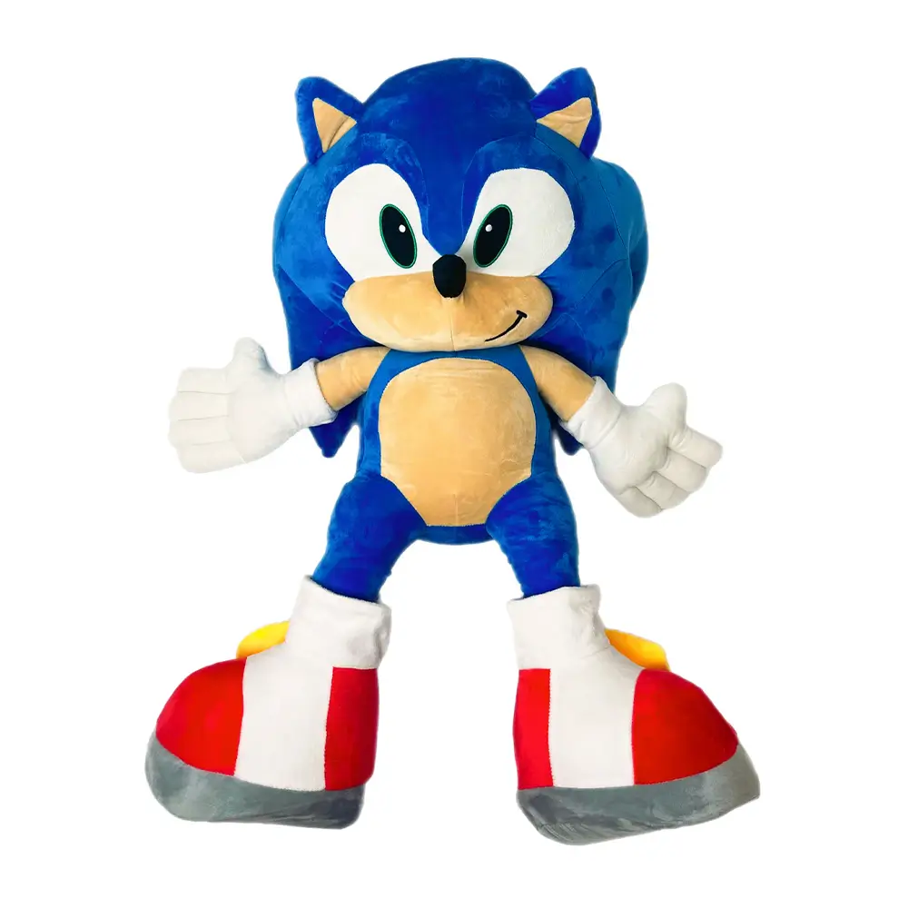 Large Plush Sonic The Hedgehog, Soft Toy, 70 Cm, Blue - Teddyway