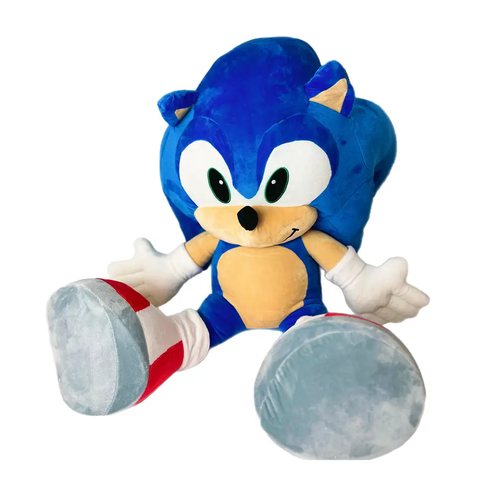 Large Plush Sonic The Hedgehog, Soft Toy, 70 Cm, Blue - Teddyway
