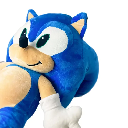 Large Plush Sonic The Hedgehog, Soft Toy, 70 Cm, Blue - Teddyway