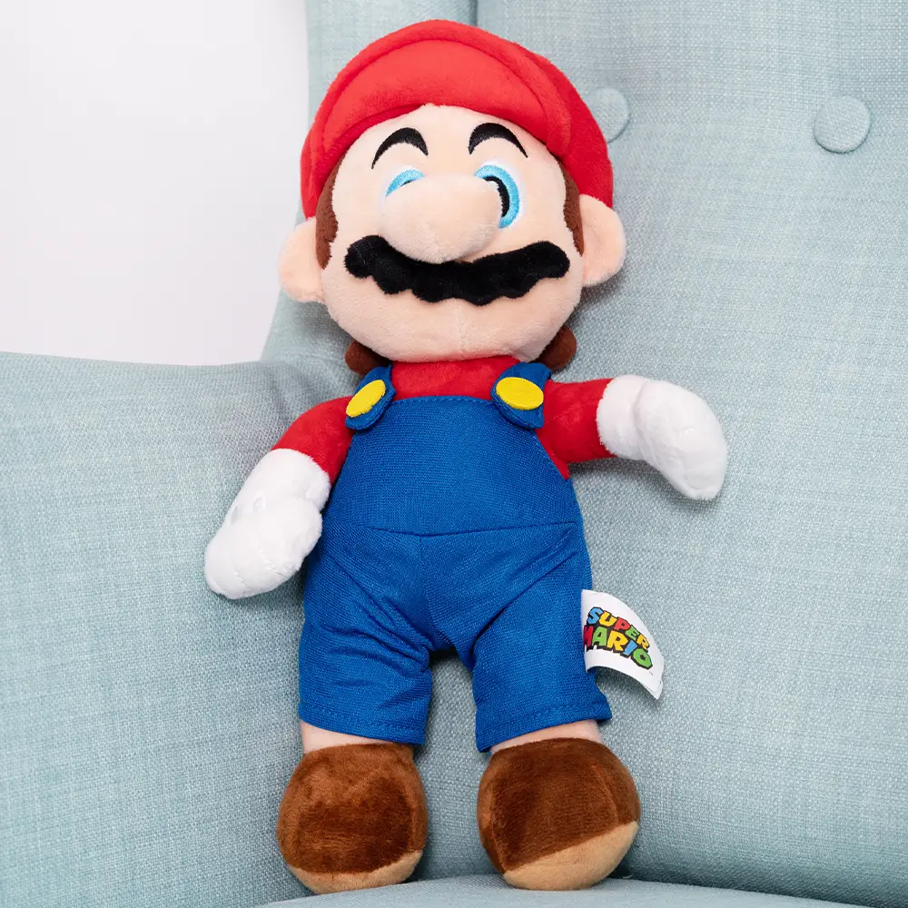 Plīša Super Mario, Mīksta Rotaļlieta, 20 Cm, Sarkans - Teddyway