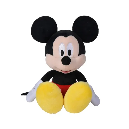 Plush Disney Mickey Mouse, Soft Toy, 25 Cm, Black - Teddyway