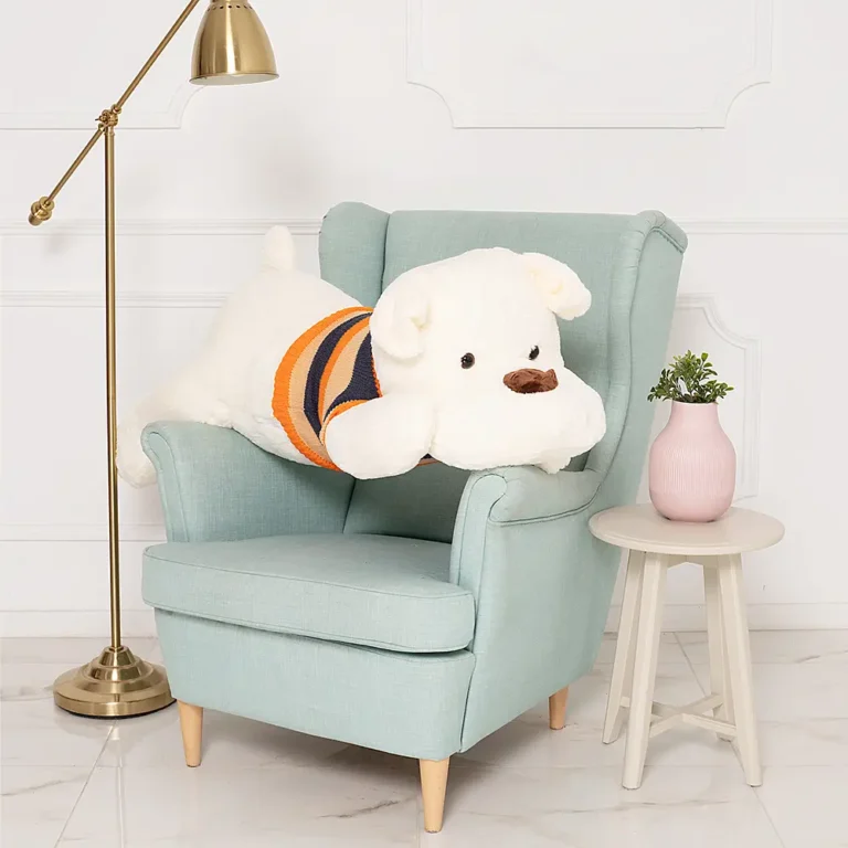 Plīša Suns, Mīkstā Rotaļlieta, 70 Cm, Balts, Dami - Teddyway